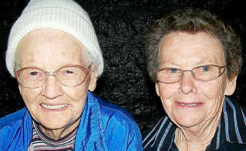 Ethel Johnson and Mary Fischer find the perfect excuse to catch up. Ethel Johnson and Mary Fischer find the perfect excuse to catch up.